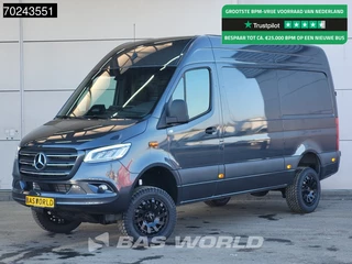 Hoofdafbeelding Mercedes-Benz Sprinter Mercedes Sprinter 319 CDI Automaat 4x4 ACC Navi Camera L2H2 Allrad 4WD Camper basis 10m3 Airco