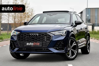 Audi Q3 Sportback 45 TFSI e 3x S-Line. Pano, ACC, Keyless, Sfeer, Dodeh, Camera, Matrix, 20'', Trekhaak, CarPlay!