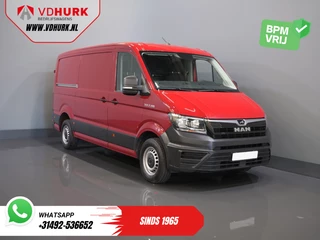 MAN TGE 2.0 TDI L3H2 BPM VRIJ! 3 Pers./ 2.5t Trekverm./ Carplay/ Betimmerd/ Cruise/ Navi/ Camera
