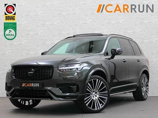 Volvo XC90 T8 AWD R-Design | Pine-Grey! | 360 Camera | ACC | Panorama | Pilot-Assist | Head-Up | Harman-Kardon | Keyless-Entry | 7 Persoons | Trekhaak | 2x Memory | Stoelverwarming V+A | Zwarte-Hemel | Full-LED | Sportstoelen | Stuurverwarming | Standkachel | Black-Line | Zonwering | DAB | 20 inch LM.