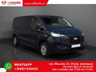 Ford Transit Custom 2.0 TDCI 136 pk L2 Trend 5 jaar/ 200.000km GARANTIE!/ LED/ Climate/ Verw.Voorruit/ Carplay/ Camera/ PDC/ Cruise