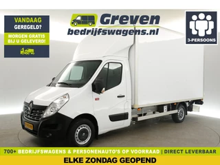 Renault Master T35 2.3 dCi 170PK Bakwagen Zijdeur DHollandia Laadklep Laadbak Airco Camera Cruise Navi 3 Persoons