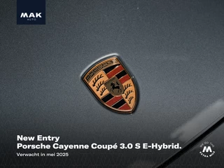 Porsche Cayenne Coupé 3.0 S E-Hybrid, SportDesign, 22", Bose, luchtv., sportchrono, carbon, tr.haak, matrix-LED, keyless