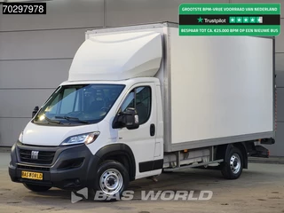 Fiat Ducato 140pk Laadklep Bakwagen Aiirco Cruise Camera D'Hollandia Euro6 Meubelbak Koffer Airco Cruise control