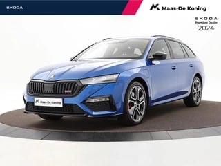 Skoda Octavia Combi 1.4 Tsi 245pk DSG RS iV PHEV Business | ACC | P-Sensoren | Camera | Smart-Link | Navi | Keyless | Elek. Achterklep | 19'' Inch | Garantie t/m 27-09-2025 of 80.000km