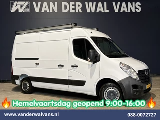 Opel Movano 2.3 CDTI 145pk L2H2 Euro6 Airco | Imperiaal | Trap | Camera | Navigatie | 2500kg Trekhaak Cruisecontrol, Parkeersensoren, Bijrijdersbank