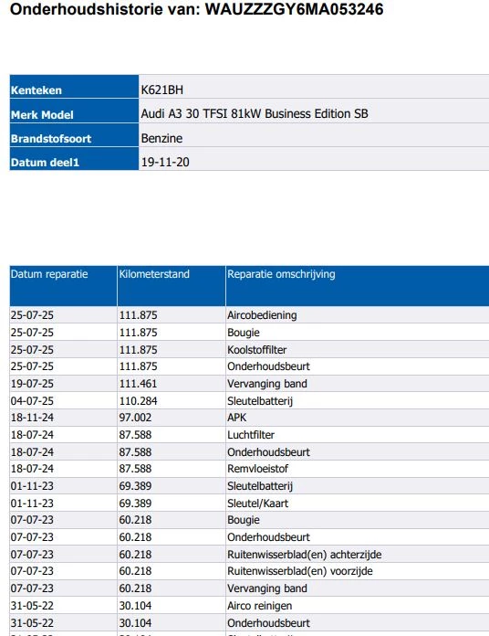 Hoofdafbeelding Audi A3