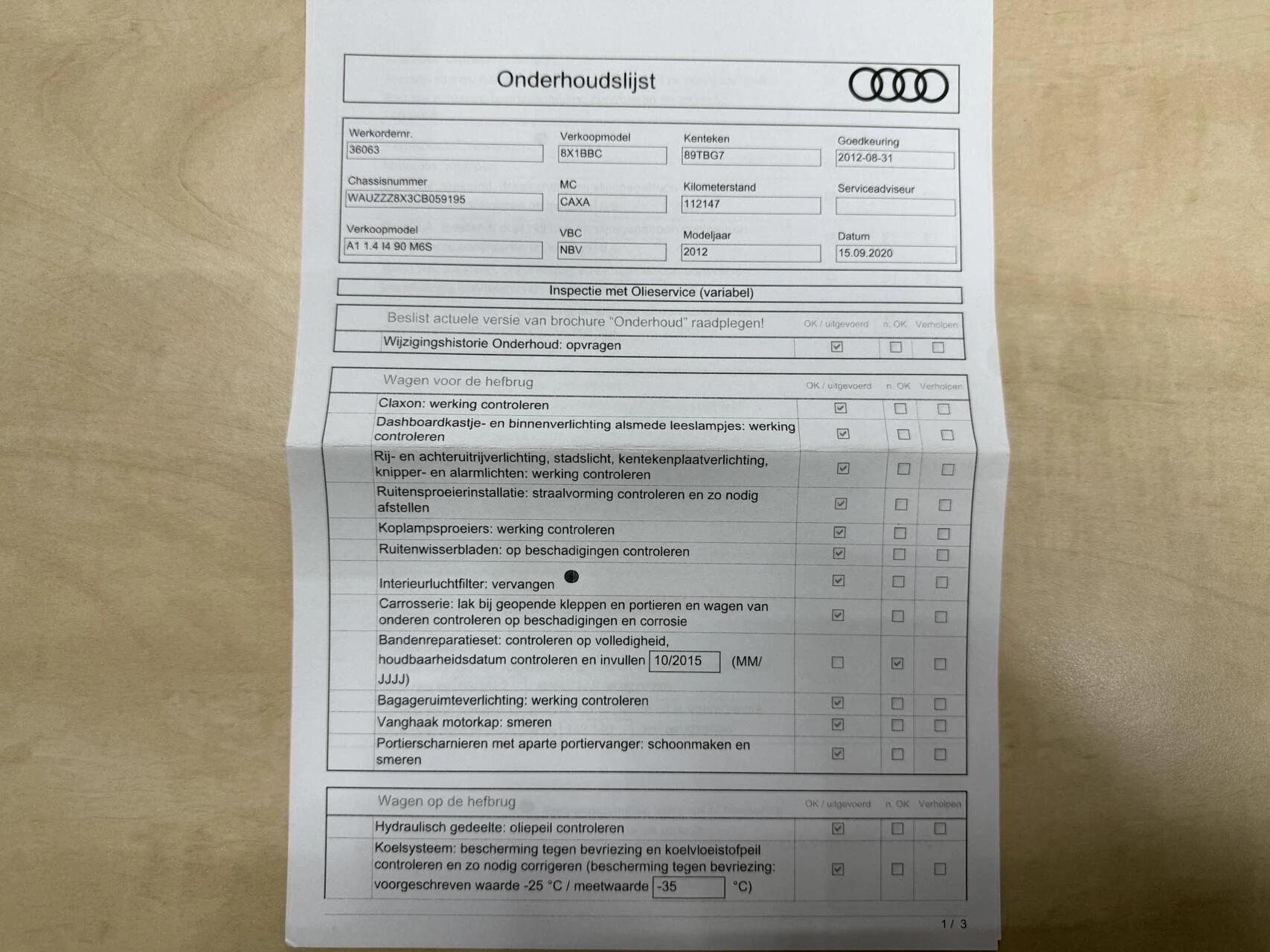 Hoofdafbeelding Audi A1