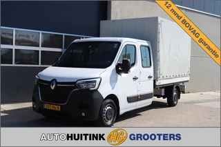 Renault Master 2.3 DCI145 pk Pick Up Dub Cabine met huifopbouw