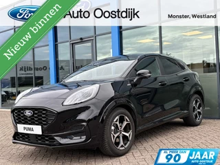 Ford Puma 1.0 EcoBoost Hybrid ST-Line 125PK NIEUW MODEL!! Winterpack Adaptieve Cruise 360-Camera Elek. Achterklep Climate MATRIX-LED SYNC 4 Navi Blind-Spot *Sportief*