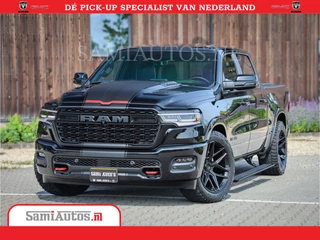 Dodge Ram 1500 Limited Night High Output 540HP 706Nm | Massage + Full Option | De Meest Luxe en Volle Pick-Up in zijn Klasse | Comfortabele Dubbele Cabine met Royale 5 Zitplaatsen | BPM vrij | Nu Leverbaar uit Voorraad | Voorraad Nr 2331 - 5133