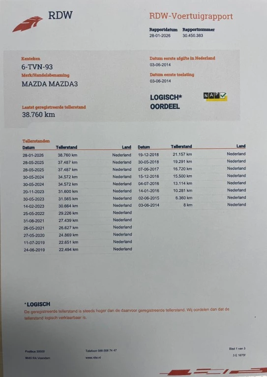 Hoofdafbeelding Mazda 3