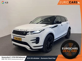 Land Rover Range Rover Evoque 1.5 P300e AWD R-Dynamic SE Panoramadak Navigatie Apple Carplay/Android Auto Camera Parkeersensoren Adaptive Cruise Control Dodehoek Assistent Elektrische achterklep Stoel- en stuurverwarming Memory stoelen Climate Control Ledverlichting