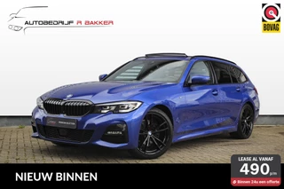 BMW 3-serie Touring 320i M sport // Portimao Blue | BTW auto | Panoramadak | Trekhaak | Sfeerverlichting | CarPlay & Android Auto