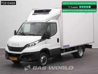 Iveco Daily 35C18 3.0L Automaat Lamberet Koelwagen 3,5t Trekhaaak Carrier Xarios 350 230v-Stekker Dubbellucht 180PK Navi LED Airco Cruise Euro6 Koel Koeler Bakwagen Gekoeld Kühl Kühler Kühlwagen Kühlkoffer Vries Vriezer Vrieswagen Frigo Airco Trekhaak Cruise control