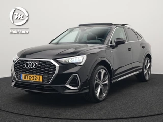Audi Q3 Sportback 45 TFSI e S Line Plug In Hybrid 245pk PHEV | Trekhaak af Fabriek | Panodak | Adaptive Cruise | 20"L.M | Apple Carplay | Virtual | Sportstoelen Verwarmd | Camera | Navi |