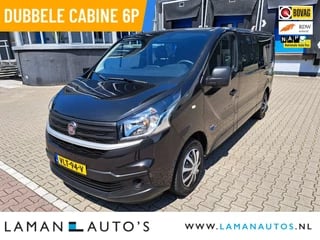 Fiat Talento 2.0 145pk L2H1 DC 6-pers. Business Pro | Dubbele Cabine Carplay Airco Navi Cruise Metallic Trekhaak Lengte 2 Euro 6 | Voorschoten