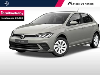 Hoofdafbeelding Volkswagen Polo Volkswagen Polo Edition 1.0 TSI 95 pk 5 versn. Hand · Parkeersensorachter · Multifunctioneel stuurwiel ·
