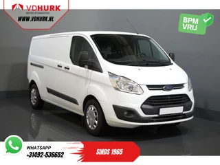 Ford Transit Custom L2 2.0 TDCI Aut. 130 pk EU6 2x Schuifdeur/ Cruise/ Stoelverw./ PDC/ Airco