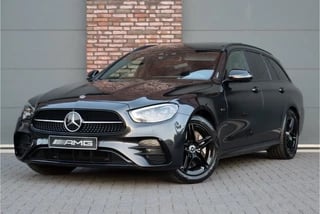 Mercedes-Benz E-Klasse Estate 300 e AMG Line 'Night Edition' Aut9 | Distronic+ | Soft-Close | Trekhaak | Burmester | Memory | Zonweringspakket | Panoramadak | Surround Camera  | Rijassistentiepakket+ |