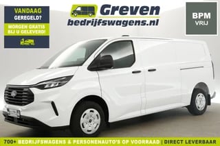 Ford Transit Custom L2H1 Trend 170PK | BPM Vrij | Automaat Airco Carplay Cruise 2cSchuifdeur Navi Virtual PDC 3 Pers