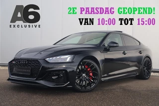 Audi RS5 Sportback 2.9 TFSI RS 5 Quattro 450PK Fabrieksgarantie Black Optic Virtual Cockpit Laser LED B&O HUD Panoramadak Nappa Leder Massage Carbon Inleg Alcantara Stuur 360 Camera Dealer Onderhouden 20 inch LMV Stuur & Stoelverwarming Dynamic Pack