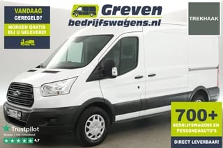 Ford Transit 350 2.0 TDCI L2H2 170PK 2800kg Trekgew. Airco Cruise 2xSchuifdeur PDC 3 Persoons LED Stoelverwarming Trekhaak