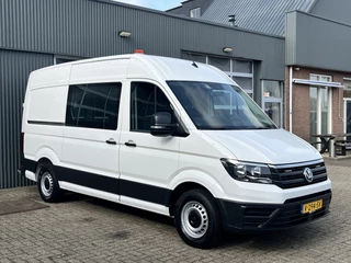 Volkswagen Crafter 35 2.0 TDI L3H3 Werkplaats inrichting Kast Inrichting Servicewagen Omvormer Standkachel Airco Cruise controle Werkplaats Lang hoog Sortimo inrichting 1e eigenaar Dealer onderhouden Euro 6 Bpm vrij voor parti