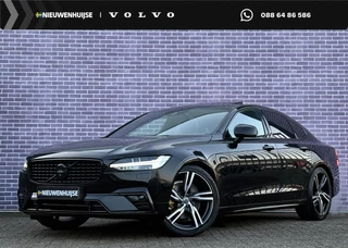 Hoofdafbeelding Volvo S90 Volvo S90 2.0 B4 R-Design | 360° Camera | Bowers & Wilkens | Schuif/kantel Panoramadak | Standkachel | Stuurverwarming | Stoelverwarming V+A | Head up Display | Intellisafe Surround | BLIS |
