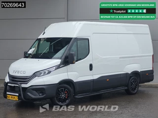 Iveco Daily 35S21 3.0L Automaat Black Edition 2025 model L2H2 Trekhaak Tacho ACC LED CarPlay Velgen Camera 12m3 Airco Trekhaak