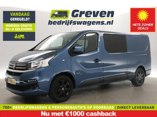 Fiat Talento 1.6 EcoJet L2H1 | Dubbele Cabine | 5 Persoons | Airco Cruise Camera Trekhaak Navigatie PDC 17"LMV