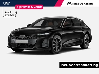 Hoofdafbeelding Audi A6 Audi A6 Avant 2.0 e-hybrid quattro Advanced edition 299 PK  · Tech plus · Warmtewerend glas, donker getint