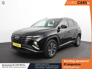 Hoofdafbeelding Hyundai Tucson Hybrid Hyundai Tucson 1.6 T-GDI HEV Comfort Climate control Adaptieve cruise control Parkeersensoren Achteruitrijcamera Navigatie Voorstoelen verwarmd Apple Carplay/ Android Auto