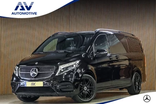 Mercedes-Benz V-Klasse 220d Lang DC | AMG | 360 Camera | CarPlay | Bi-Xenon | Lederen bekleding | Facelift model | Navigatie | 19'' AMG Velgen | Stoelverwarming | Kenwood Sound | DAB | Elek achterklep | Carbon afwerking | Sportonderstel | Dubbel cabine | Dealer onderhouden | V220 | V220d