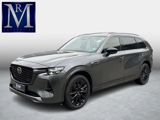 Hoofdafbeelding Mazda CX-80 Mazda CX-80 2.5 e-SkyActiv PHEV Homura Plus 6p. 7 PERSOONS| ELEK. ACHTERKLEP | PANO| HEAD-UP | DODE HOEK| ADAPTIVE. CRUISE | ACHTERBANK VERWARMD |BOSE | SUPER COMPLEET!