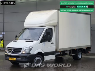 Mercedes Sprinter 514 CDI Laadklep Dubbellucht Zijdeur Bakwagen Airco Cruise D'Hollandia Euro6 Meubelbak Koffer Airco Cruise control