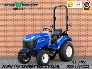 New Holland Boomer 25 | Aftak as voor + achter | Hefinrichting | 4WD | Differentieel slot | Cruise control | 58 uur | nieuw staat | trekhaak |