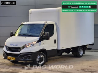 Iveco Daily 35C16 Laadklep Dubbellucht Bakwagen 160PK 3,5t Trekgewicht Airco Euro6 Meubelbak Koffer Airco