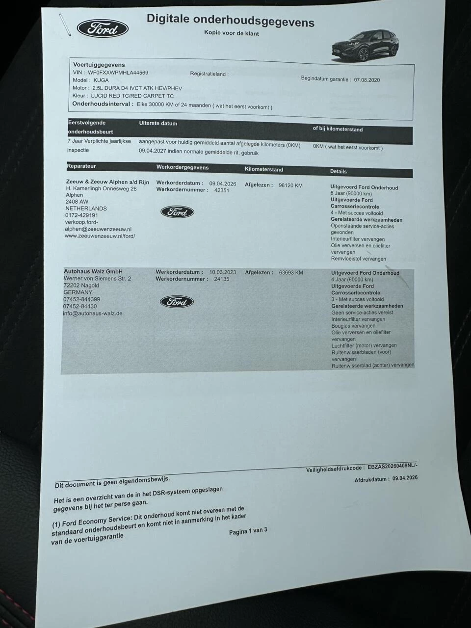 Hoofdafbeelding Ford Kuga