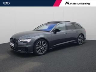 Audi A6 Avant 50 TFSIe 220kW/299PK quattro S Line · Panoramadak · Trekhaak · Camera · Bang & Olufsen · Adaptive Cruise Control · Dodehoeksensor · Leder/Alcantara · Stuur, Stoel en achterbank verwarming · Garantie t/m 26-12-2029 of 100000km.
