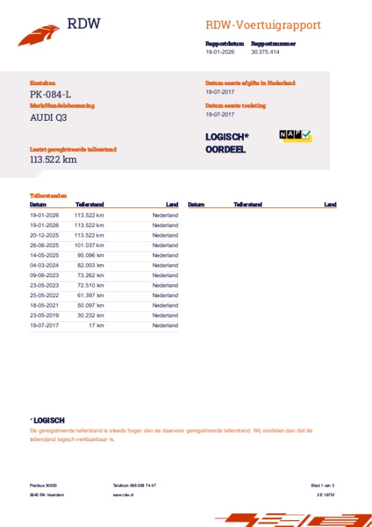 Hoofdafbeelding Audi Q3