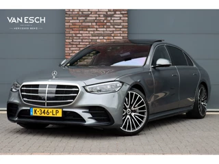 Hoofdafbeelding Mercedes-Benz S-Klasse Mercedes-Benz S-Klasse 500 4MATIC Lang AMG Line Aut9 | Airmatic | Achterasbesturing | Distronic+ | Massage | Stoelventilatie | Burmester | Memory | Digital Light | HUD | Soft-Close |