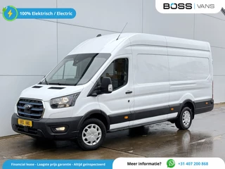 Ford E-Transit 184PK 68kWh L4H3 316km WLTP 96,2% (SOH) BEV Snelladen Carplay Climate control Laadkabel 360° camera Parkeersensoren voor achter Stoelverwarming