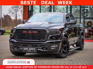 Dodge Ram 1500 Night Premium | Full Option | De Meest Luxe Pick-Up in zijn Klasse | Comfortabele Dubbele Cabine met Royale 5 Zitplaatsen | BPM vrij | Nu Leverbaar uit Voorraad | Voorraad Nr 2287 - 3384