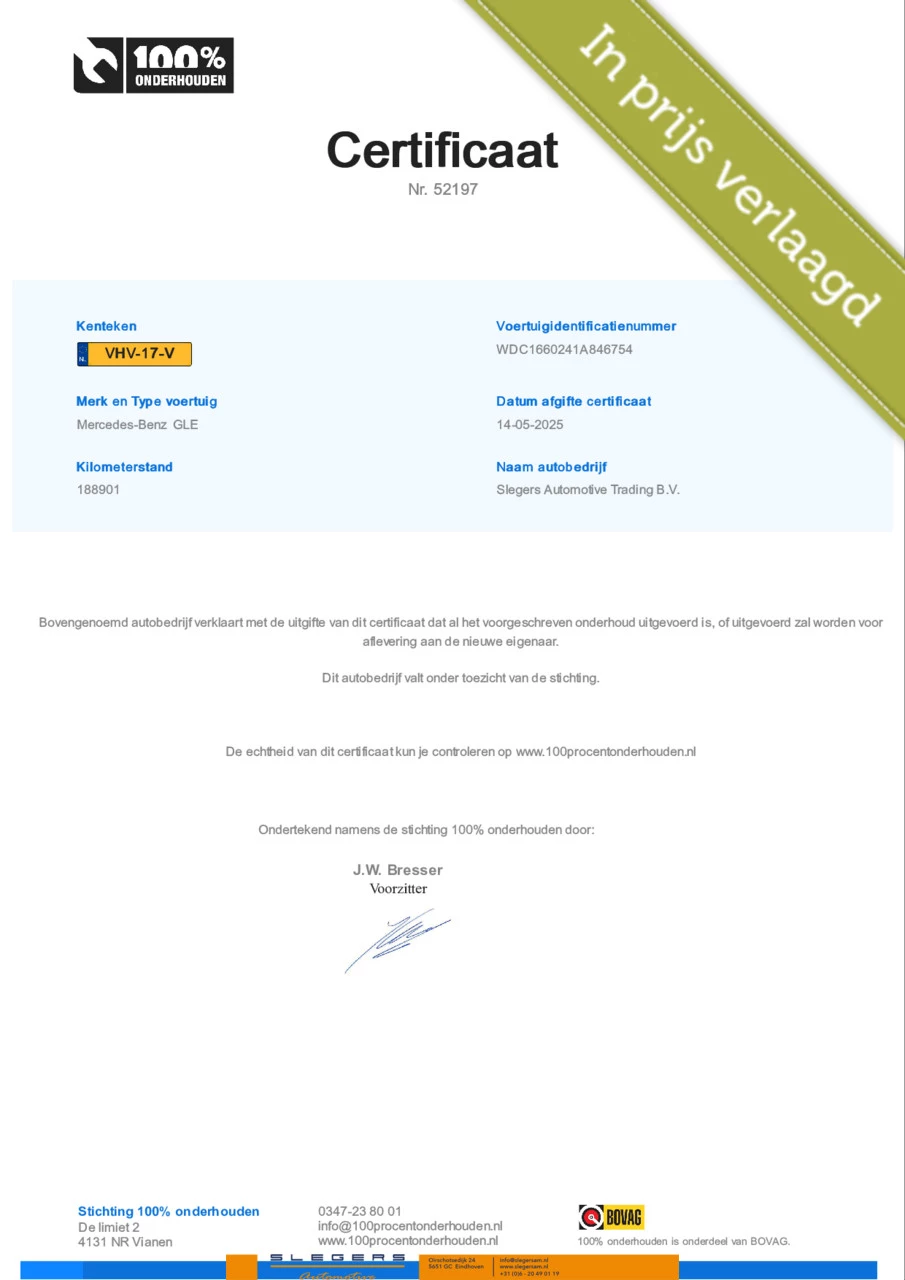 Hoofdafbeelding Mercedes-Benz GLE