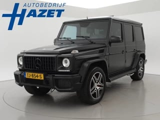 Mercedes-Benz G-Klasse 63 AMG V8 544 PK G63 MAT SATIN BLACK + DESIGNO LEDER / DISTRONIC+ / SCHERMEN ACHTERIN / SCHUIFDAK