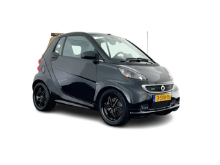 Hoofdafbeelding smart Fortwo smart Fortwo cabrio Electric drive Brabus Black-Edition 18 kWh {SOH-99%} Aut. *NAVI-FULLMAP | LEATHER | AIRCO | HEATED-SPORTSEATS | CRUISE | SHIFT-PADDLES  | AIRSCARF | 16'' ALU*