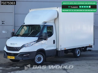 Iveco Daily 35S14 Automaat Bakwagen Laadklep Zijdeur Airco Cruise Camera Meubelbak Koffer 20m3 Airco Cruise control