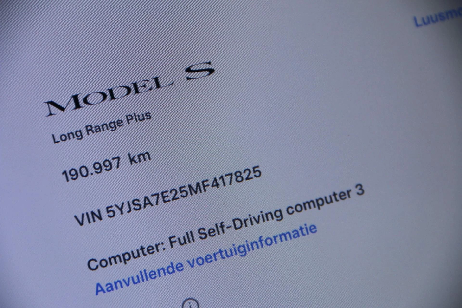 Hoofdafbeelding Tesla Model S