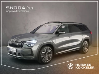 Hoofdafbeelding Škoda Kodiaq Skoda Kodiaq Sportline Business 1.5 TSI PHEV 204pk DSG Automaat Trekhaak, Panoramadak, Verwarmde voorruit, CANTON audio, Adaptive cruise control, Achteruitrijcamera, LED matrix koplampen